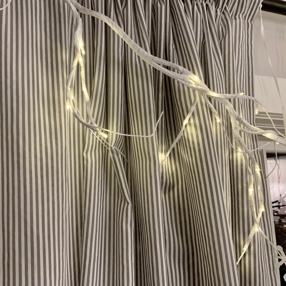 10 ft white birch LED garland - Picture 1 of 4